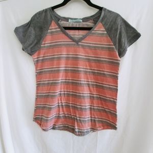 Maurices Striped Tee Juniors Medium